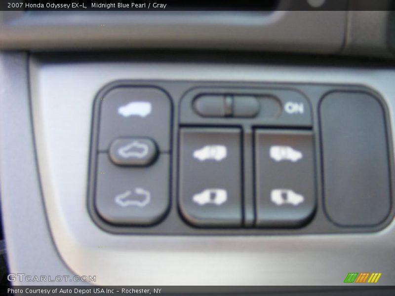 Midnight Blue Pearl / Gray 2007 Honda Odyssey EX-L