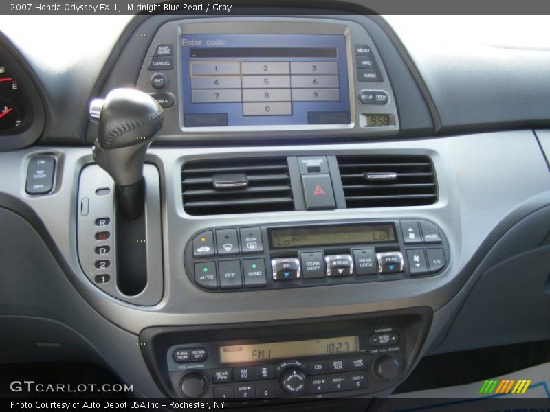 Midnight Blue Pearl / Gray 2007 Honda Odyssey EX-L