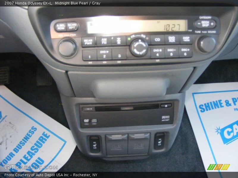 Midnight Blue Pearl / Gray 2007 Honda Odyssey EX-L