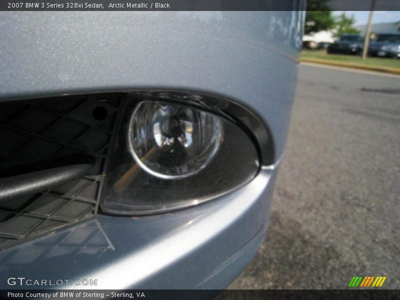 Arctic Metallic / Black 2007 BMW 3 Series 328xi Sedan
