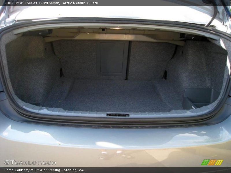 Arctic Metallic / Black 2007 BMW 3 Series 328xi Sedan