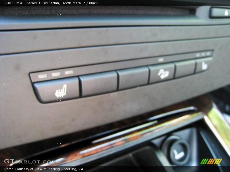 Arctic Metallic / Black 2007 BMW 3 Series 328xi Sedan