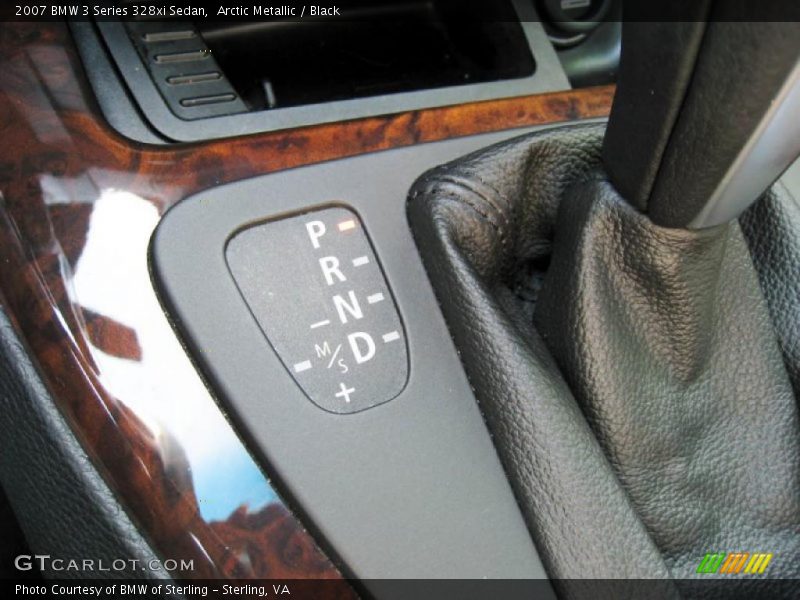 Arctic Metallic / Black 2007 BMW 3 Series 328xi Sedan