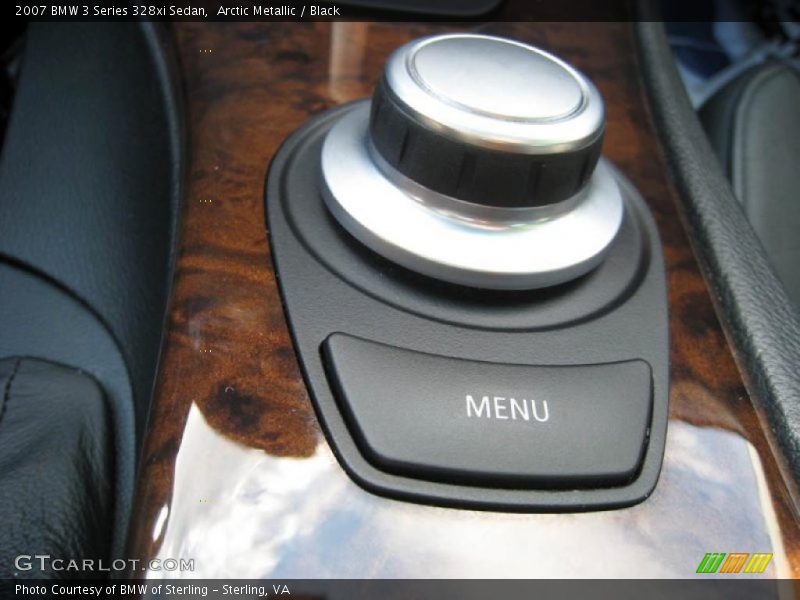 Arctic Metallic / Black 2007 BMW 3 Series 328xi Sedan