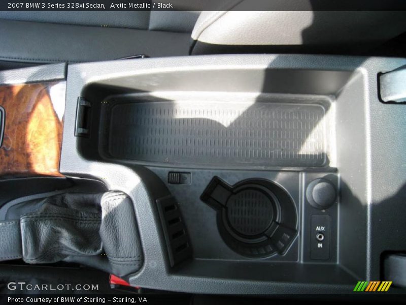Arctic Metallic / Black 2007 BMW 3 Series 328xi Sedan