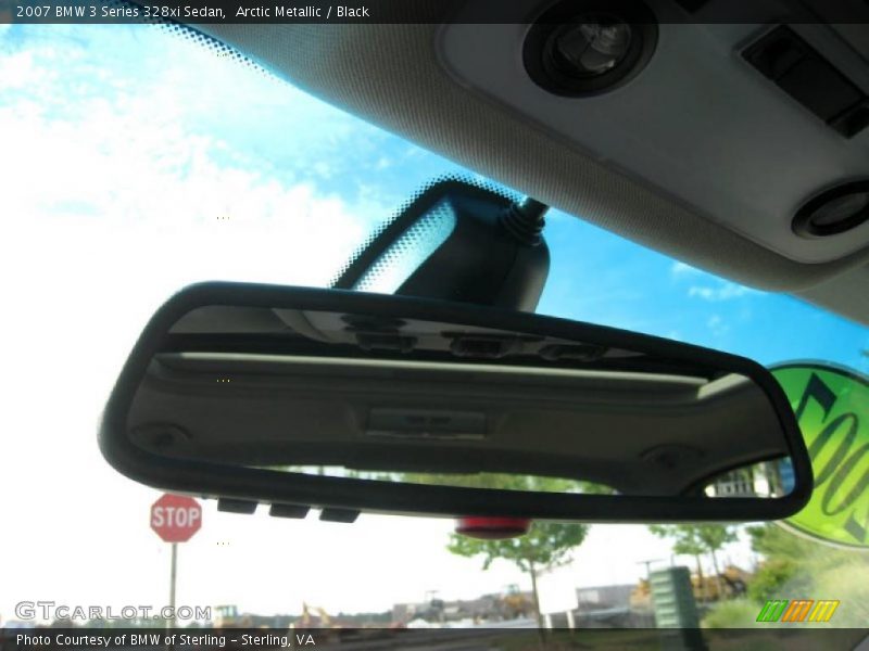 Arctic Metallic / Black 2007 BMW 3 Series 328xi Sedan