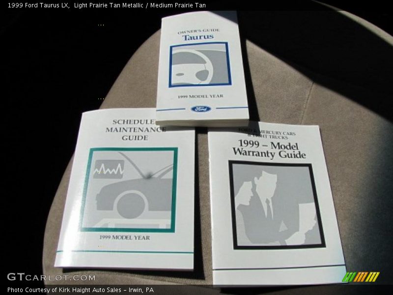 Light Prairie Tan Metallic / Medium Prairie Tan 1999 Ford Taurus LX