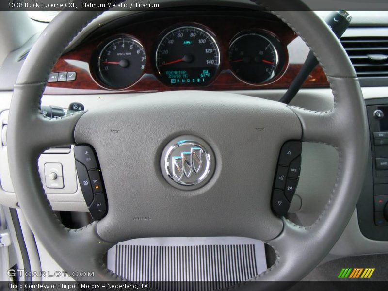 Platinum Metallic / Titanium 2008 Buick Lucerne CXL