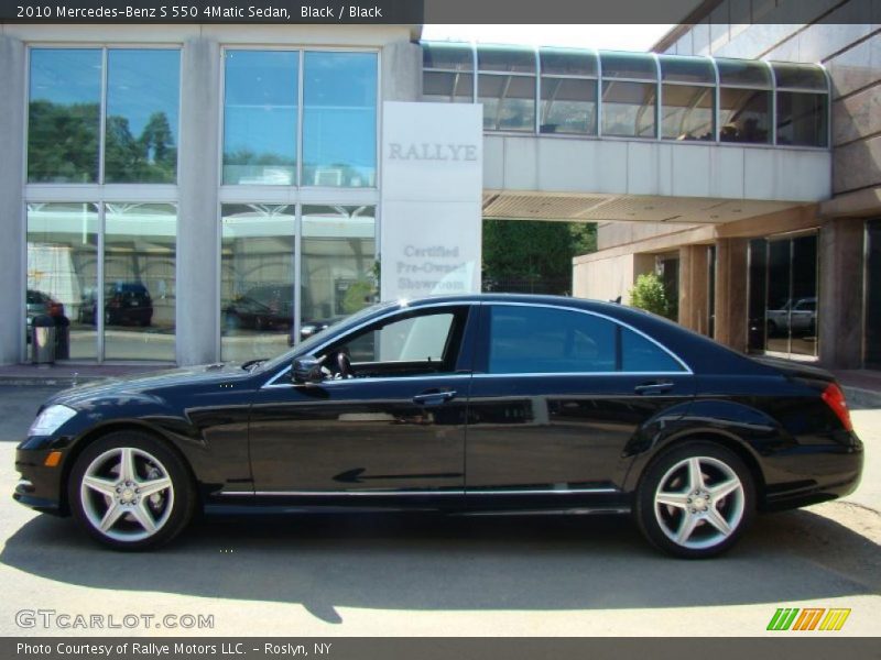 Black / Black 2010 Mercedes-Benz S 550 4Matic Sedan