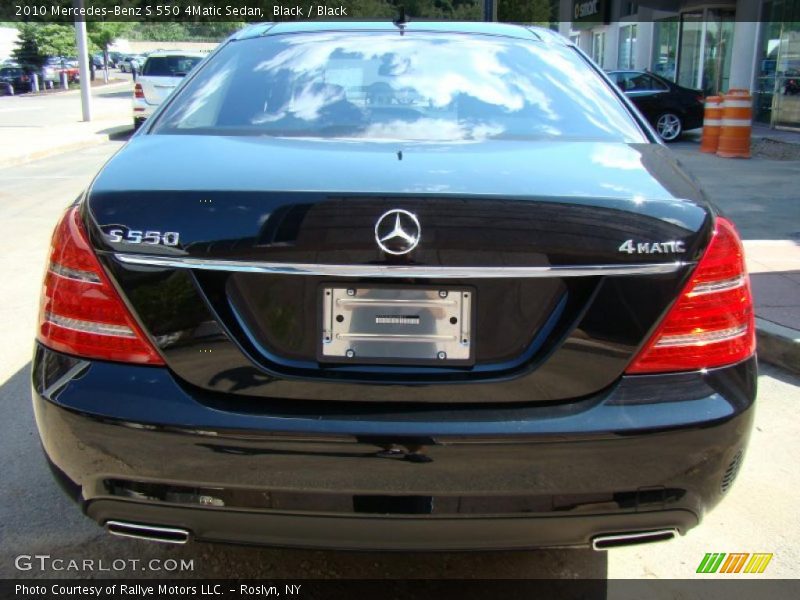 Black / Black 2010 Mercedes-Benz S 550 4Matic Sedan