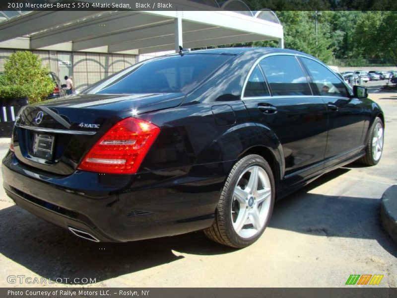 Black / Black 2010 Mercedes-Benz S 550 4Matic Sedan