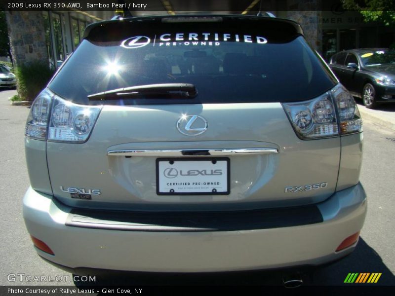 Bamboo Pearl / Ivory 2008 Lexus RX 350 AWD