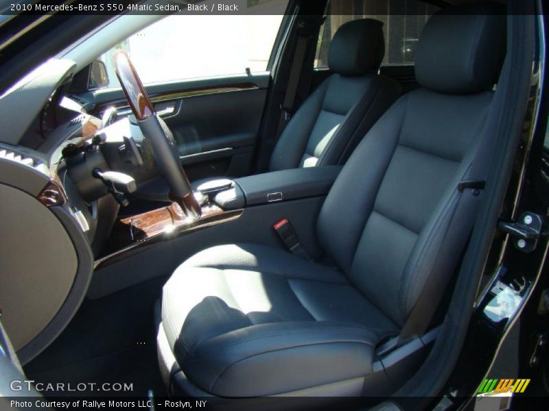 Black / Black 2010 Mercedes-Benz S 550 4Matic Sedan