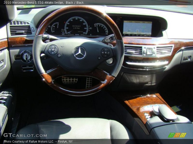 Black / Black 2010 Mercedes-Benz S 550 4Matic Sedan