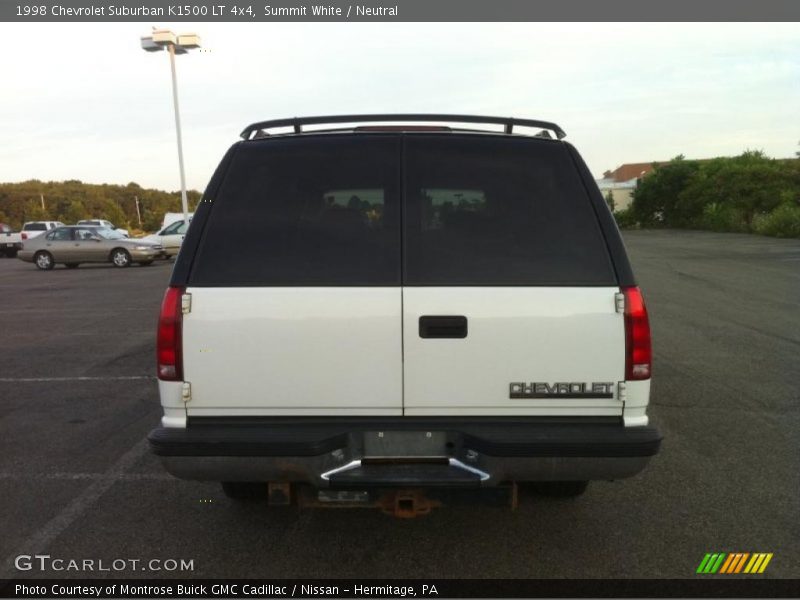 Summit White / Neutral 1998 Chevrolet Suburban K1500 LT 4x4