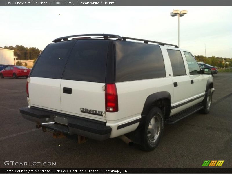 Summit White / Neutral 1998 Chevrolet Suburban K1500 LT 4x4
