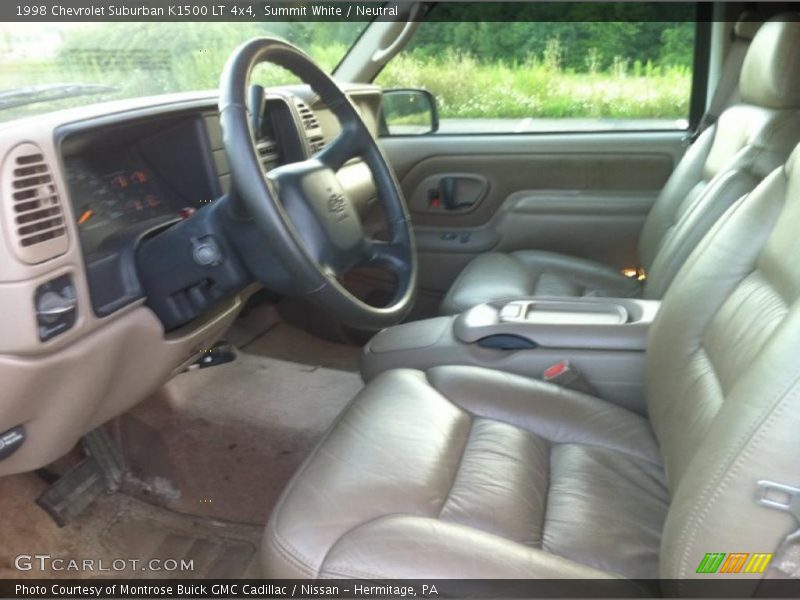 Summit White / Neutral 1998 Chevrolet Suburban K1500 LT 4x4