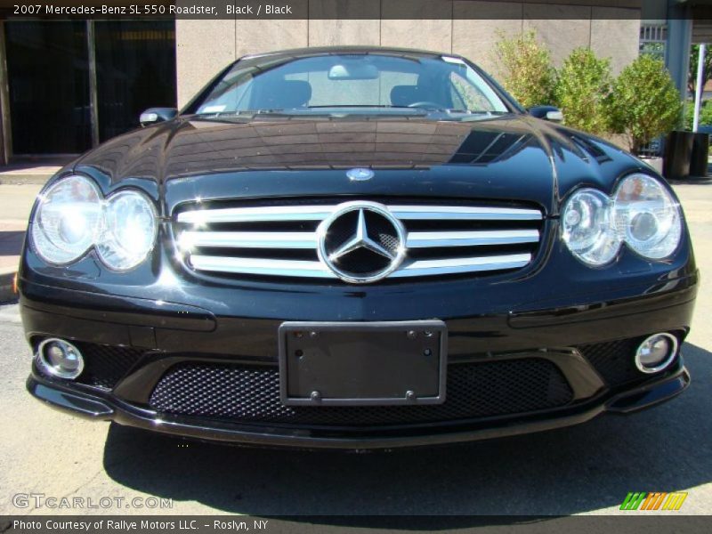 Black / Black 2007 Mercedes-Benz SL 550 Roadster