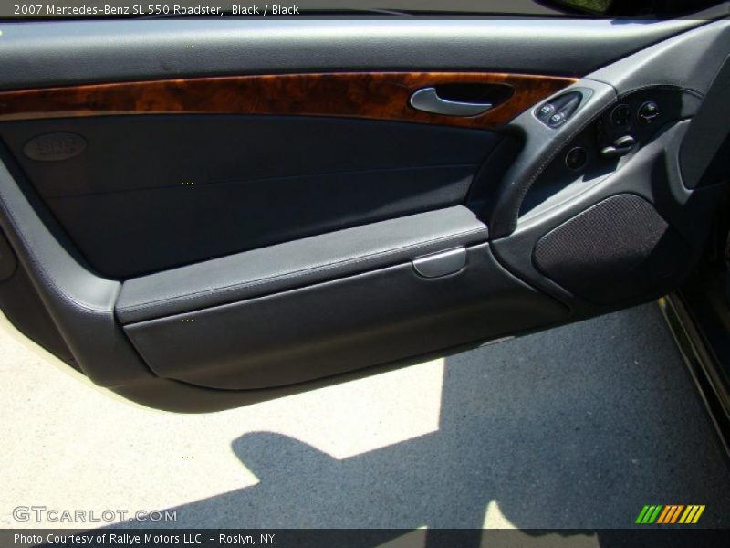 Black / Black 2007 Mercedes-Benz SL 550 Roadster