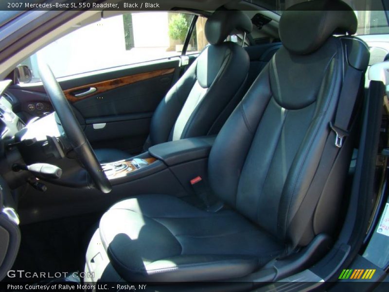 Black / Black 2007 Mercedes-Benz SL 550 Roadster