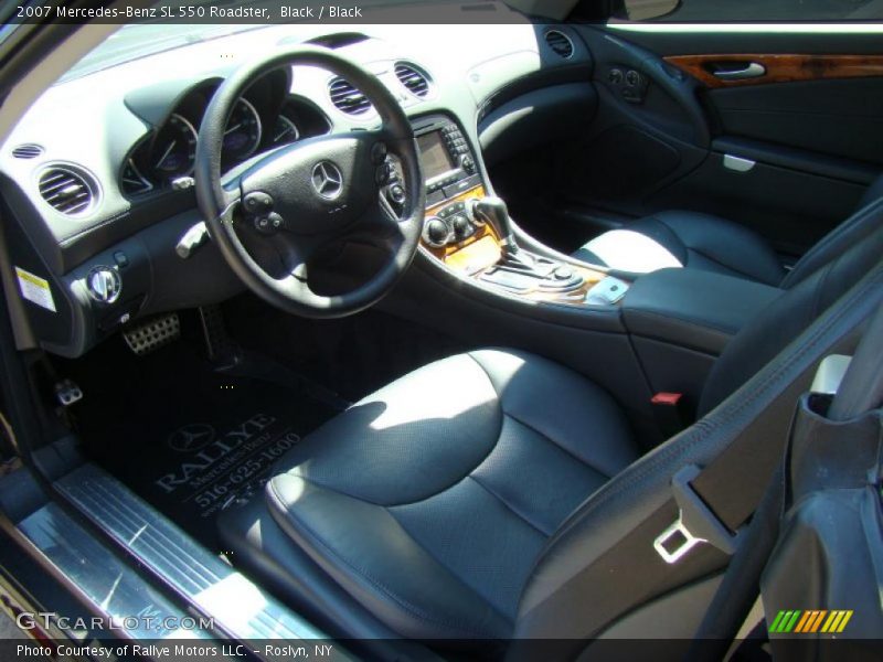 Black / Black 2007 Mercedes-Benz SL 550 Roadster