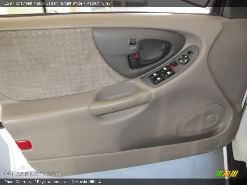Bright White / Medium Grey 1997 Chevrolet Malibu Sedan
