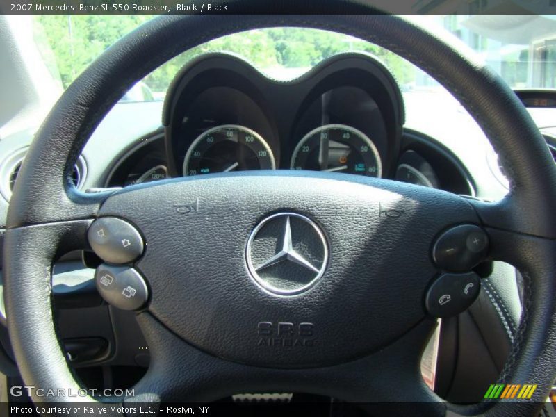 Black / Black 2007 Mercedes-Benz SL 550 Roadster