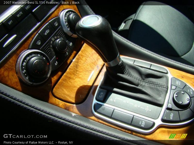 Black / Black 2007 Mercedes-Benz SL 550 Roadster