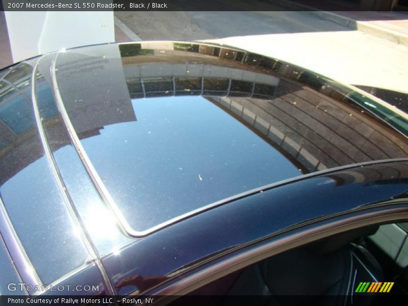 Black / Black 2007 Mercedes-Benz SL 550 Roadster