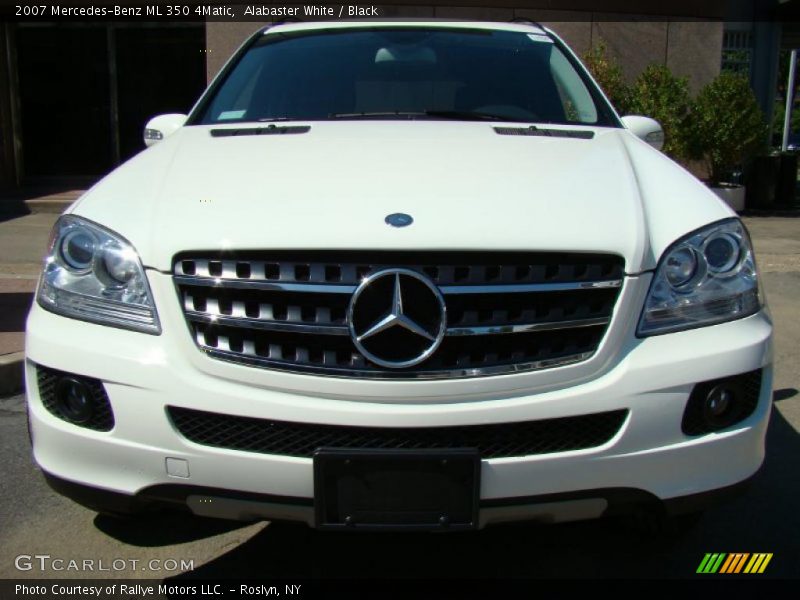 Alabaster White / Black 2007 Mercedes-Benz ML 350 4Matic