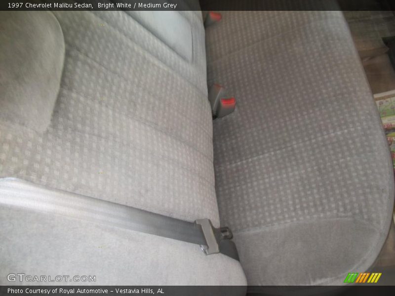 Bright White / Medium Grey 1997 Chevrolet Malibu Sedan