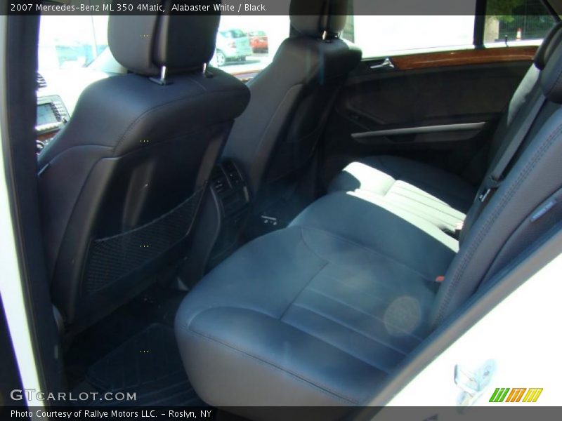 Alabaster White / Black 2007 Mercedes-Benz ML 350 4Matic