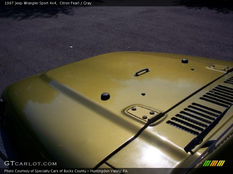 Citron Pearl / Gray 1997 Jeep Wrangler Sport 4x4