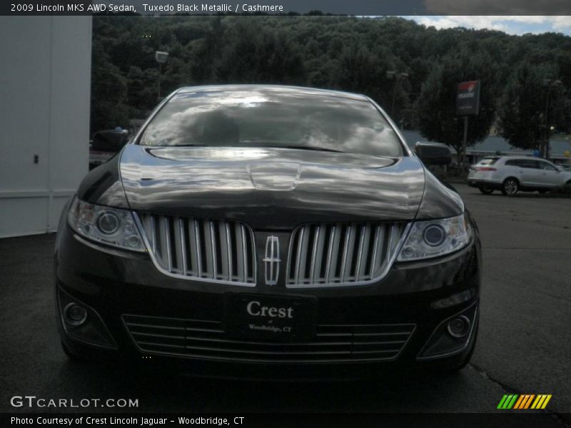 Tuxedo Black Metallic / Cashmere 2009 Lincoln MKS AWD Sedan