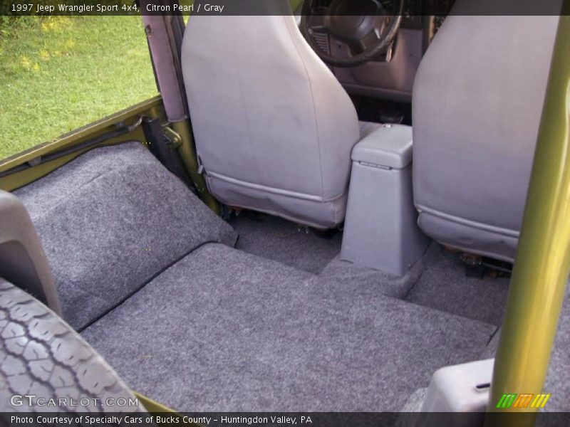 Citron Pearl / Gray 1997 Jeep Wrangler Sport 4x4