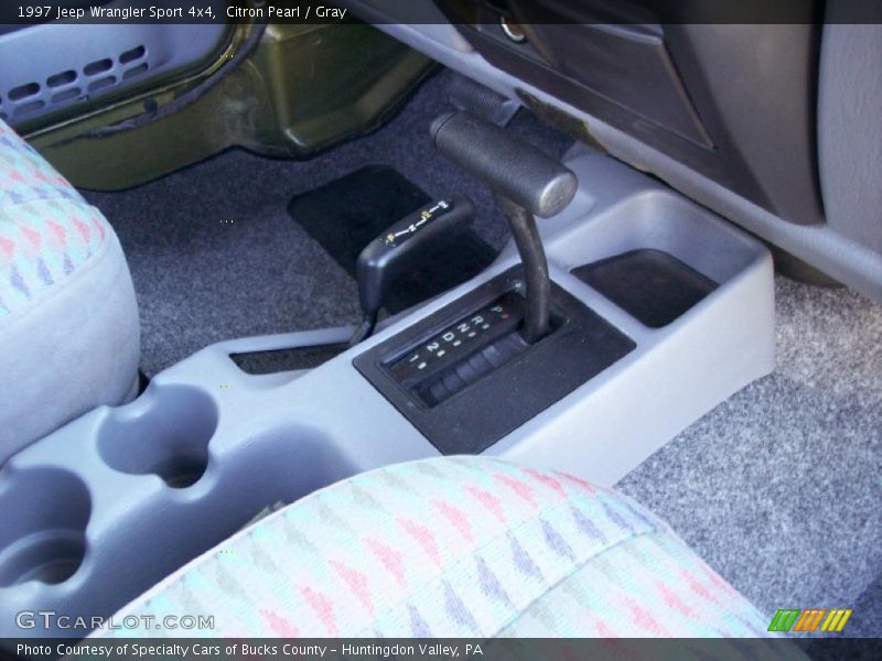 Citron Pearl / Gray 1997 Jeep Wrangler Sport 4x4