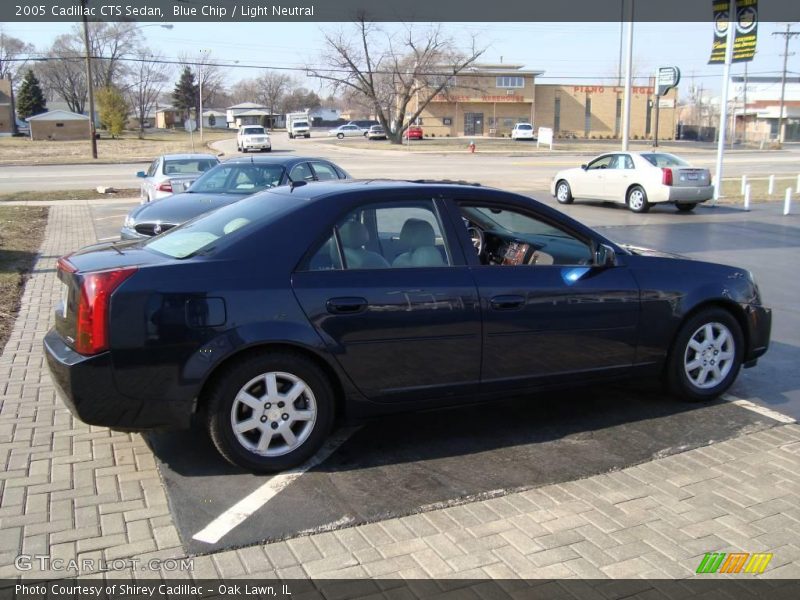 Blue Chip / Light Neutral 2005 Cadillac CTS Sedan