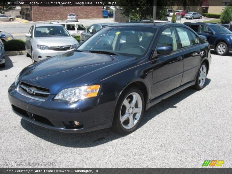 Regal Blue Pearl / Taupe 2006 Subaru Legacy 2.5i Limited Sedan