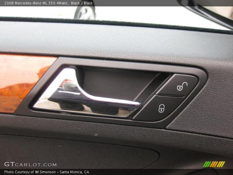 Black / Black 2008 Mercedes-Benz ML 350 4Matic