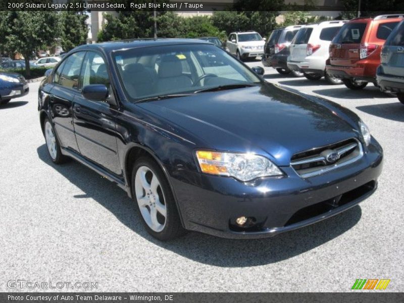 Regal Blue Pearl / Taupe 2006 Subaru Legacy 2.5i Limited Sedan