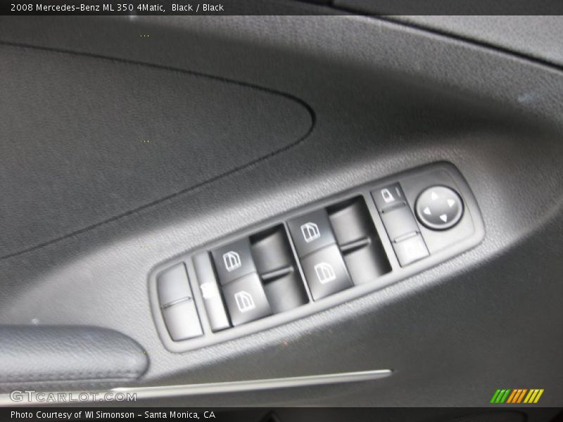 Black / Black 2008 Mercedes-Benz ML 350 4Matic