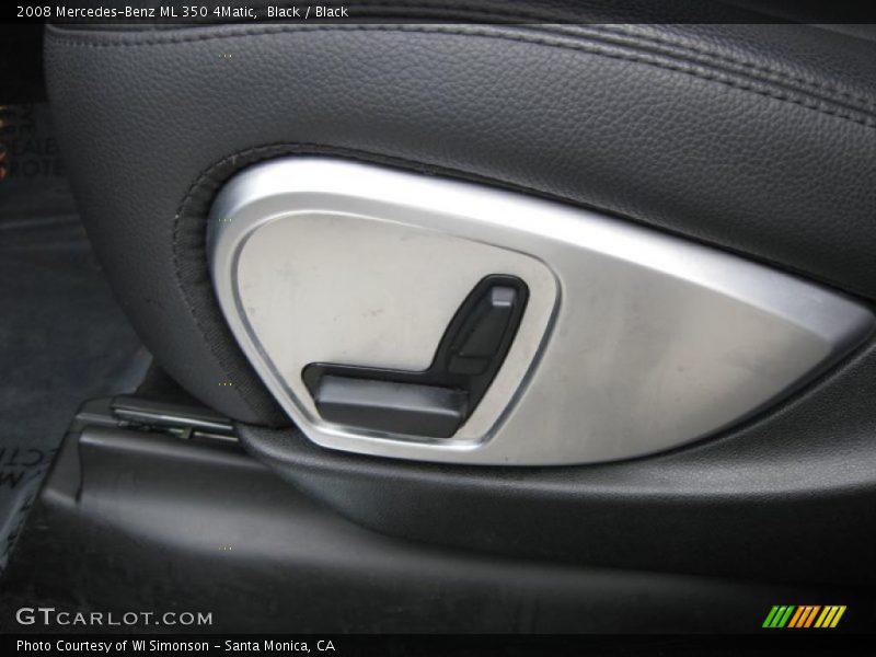 Black / Black 2008 Mercedes-Benz ML 350 4Matic