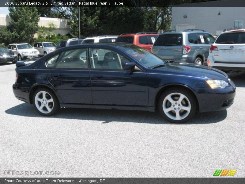 Regal Blue Pearl / Taupe 2006 Subaru Legacy 2.5i Limited Sedan