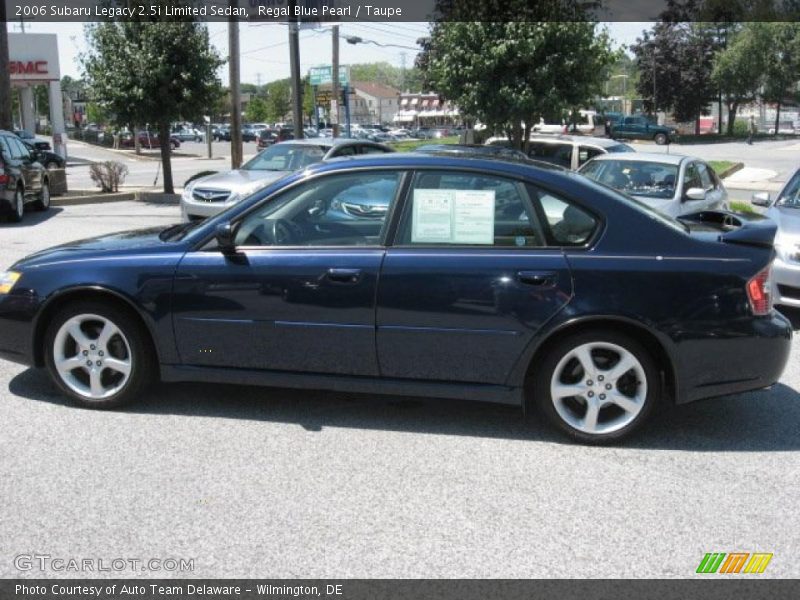 Regal Blue Pearl / Taupe 2006 Subaru Legacy 2.5i Limited Sedan