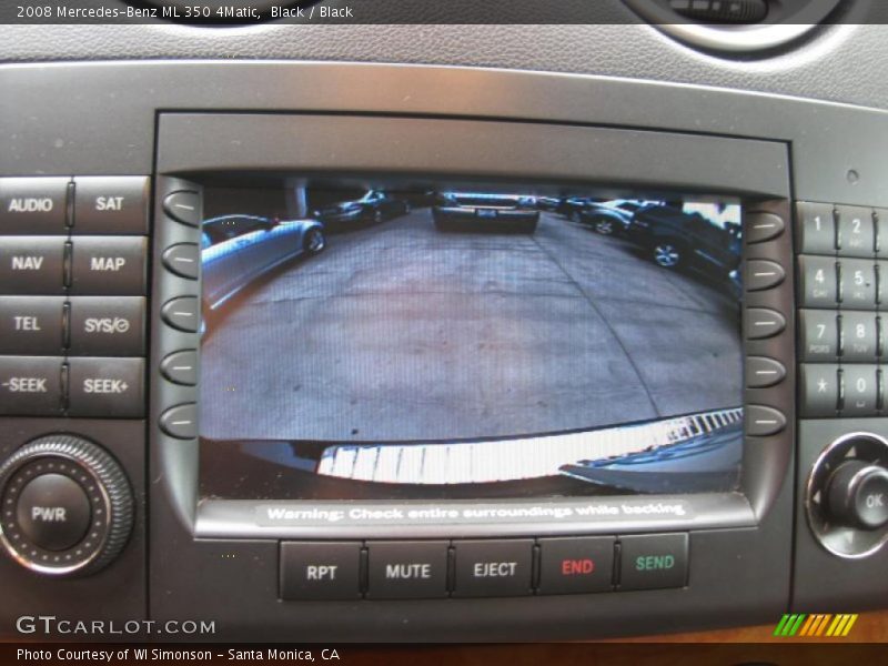 Black / Black 2008 Mercedes-Benz ML 350 4Matic