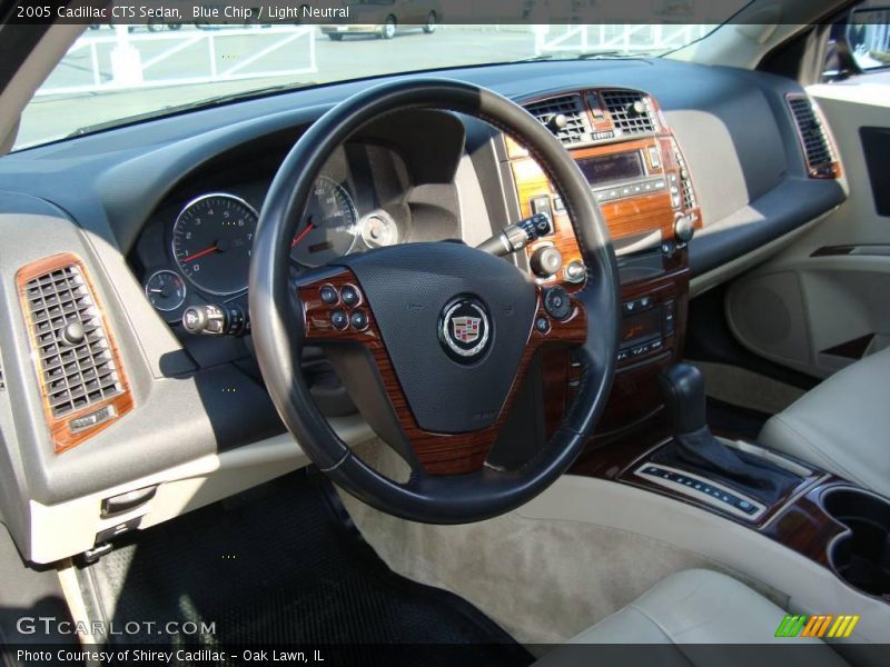 Blue Chip / Light Neutral 2005 Cadillac CTS Sedan