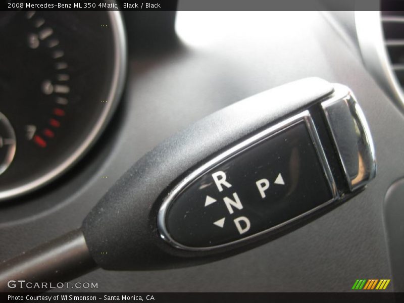 Black / Black 2008 Mercedes-Benz ML 350 4Matic