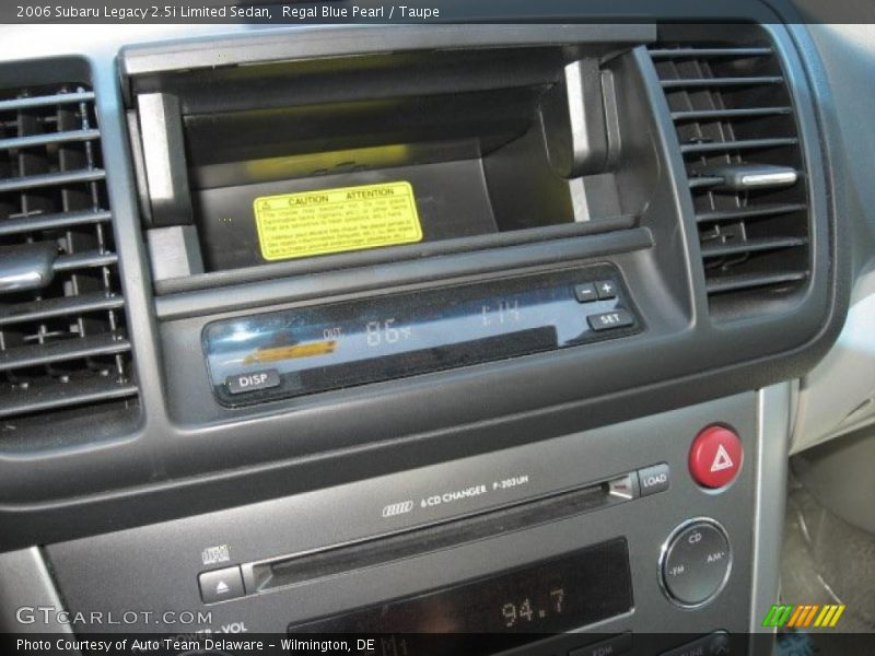 Regal Blue Pearl / Taupe 2006 Subaru Legacy 2.5i Limited Sedan