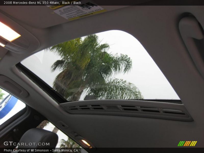 Black / Black 2008 Mercedes-Benz ML 350 4Matic