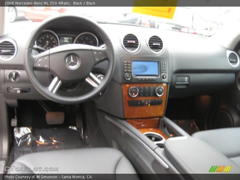 Black / Black 2008 Mercedes-Benz ML 350 4Matic